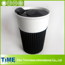 Lead Free Rubber Band and Lid Coffee Cup (15032801)